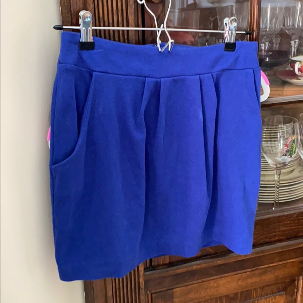 Forever 21 blue mini skirt